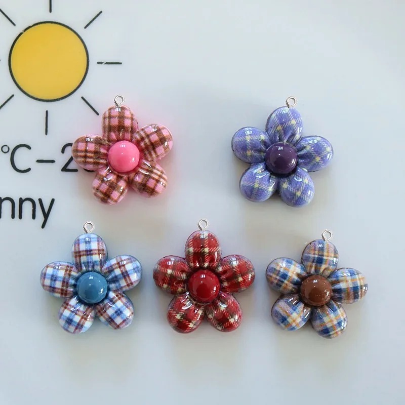 Art Craft Resin - 10 Pendentifs en résine planaire motif