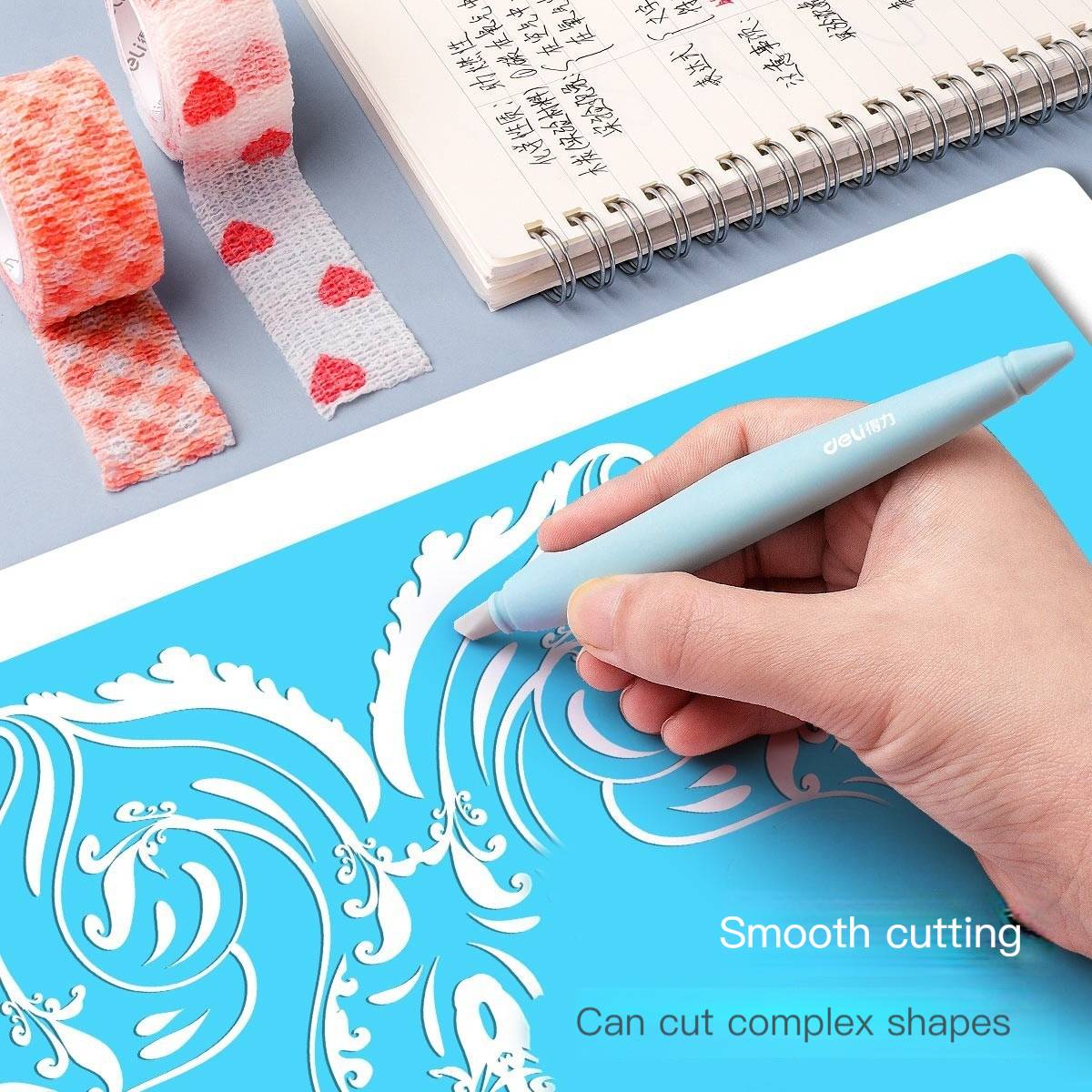 Art Craft Using Paper - Couteau utilitaire en céramique, coupe-papier rétractable