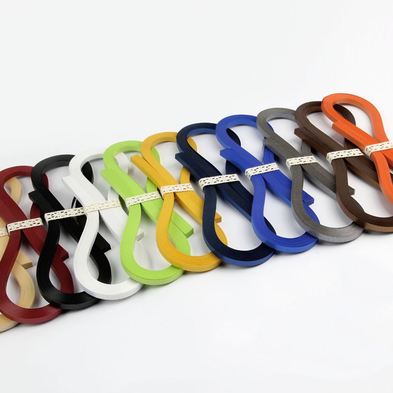 Art Quilling Craft - Bandes de papier nacrées scintillantes métalliques,