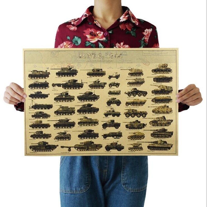 Art Craft Cafe - Autocollant mural Vintage de la seconde