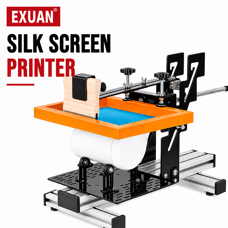 Silk Screen Printing - Imprimante manuelle à sérigraphie réglable pour