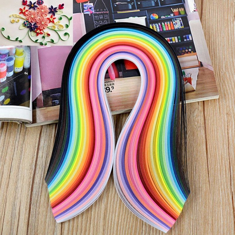 600 pièces de bandes de papier - Art Quilling Craft avis et prix