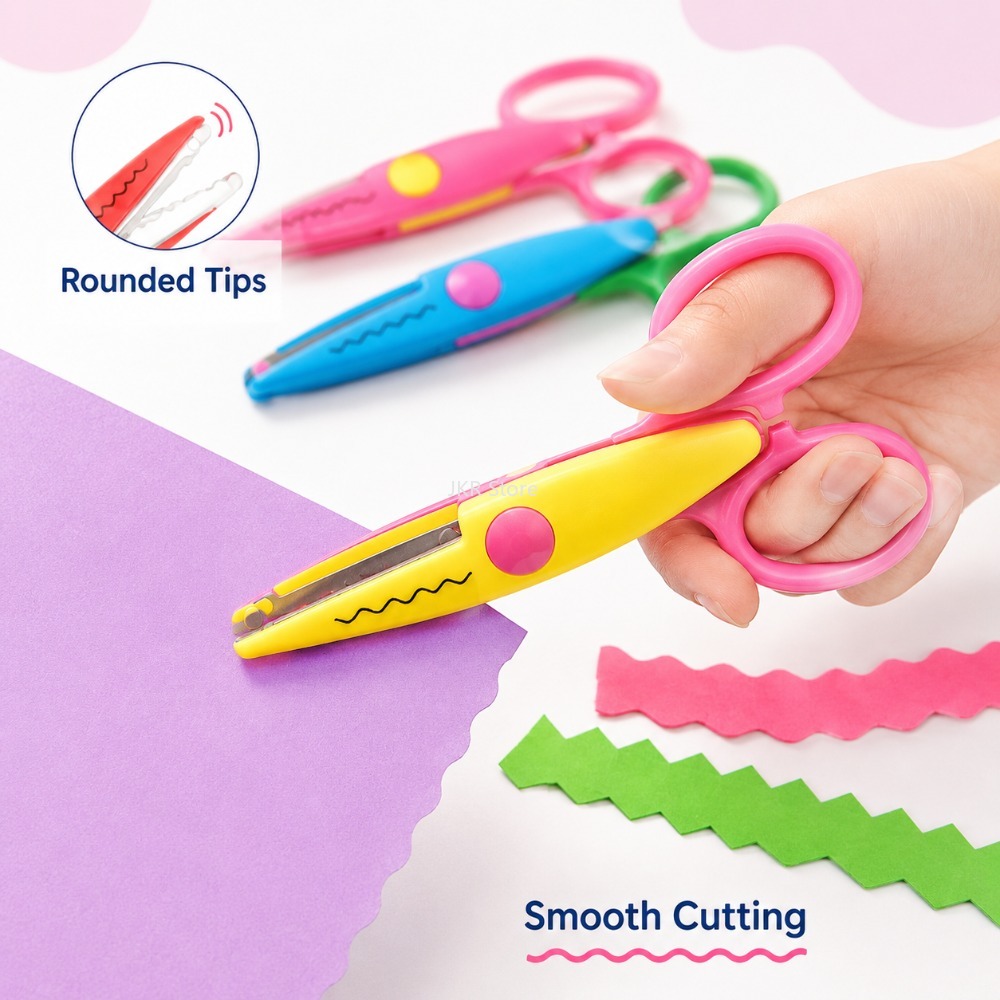 Ciseaux ondulés décoratifs 6 p - Art Craft Using Paper avis et prix