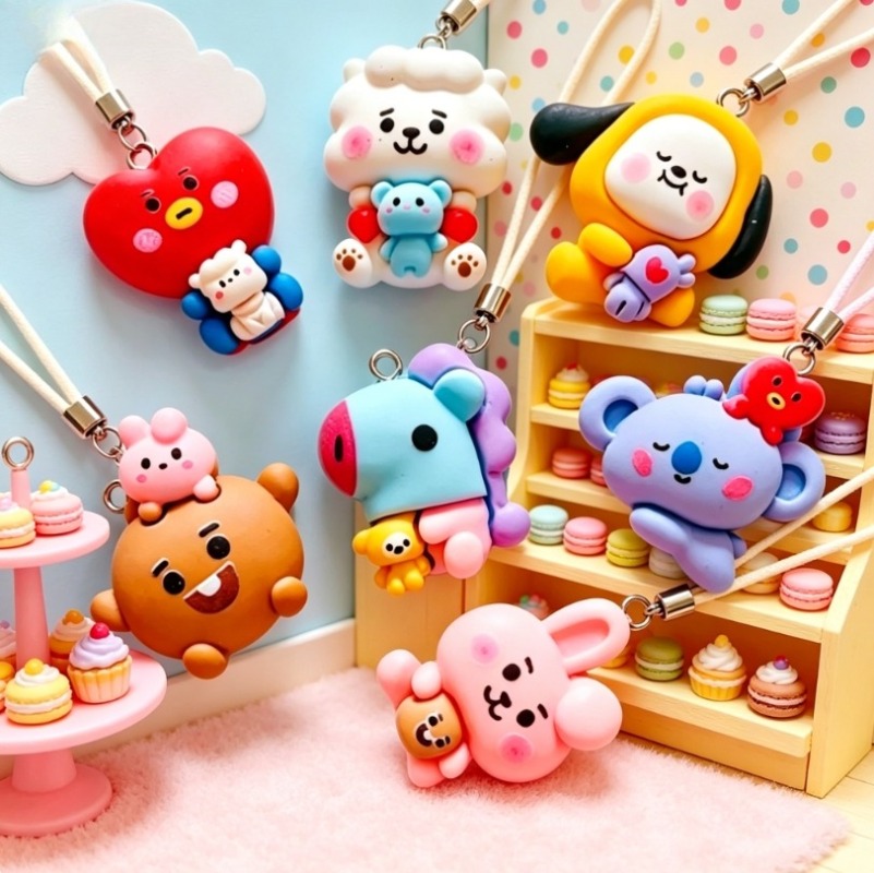 Breloques en résine BT21, 7 pi - Art Craft Resin avis et prix