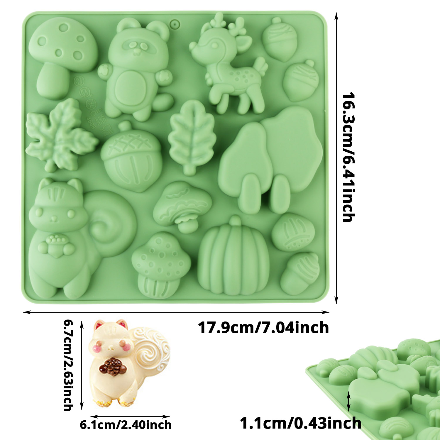 1 moule à gâteau en silicone e - Art Craft Resin avis et prix