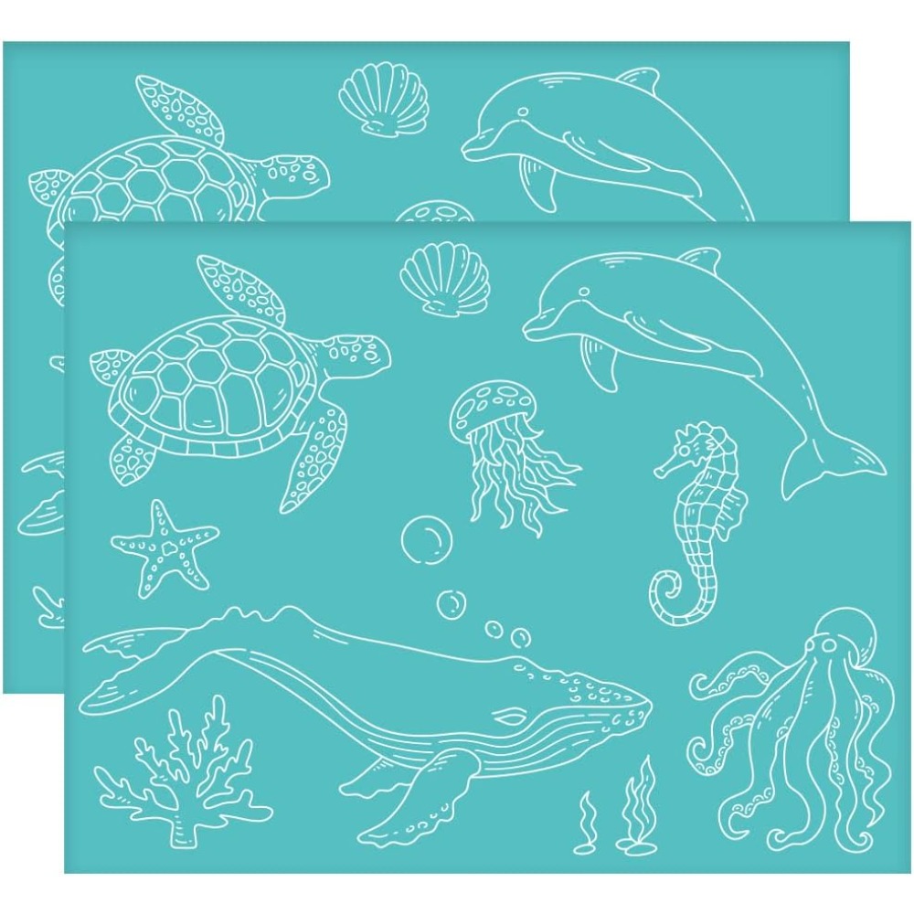 2 pièces 11x8.6 pouces Animal  - Silk Screen Printing avis et prix