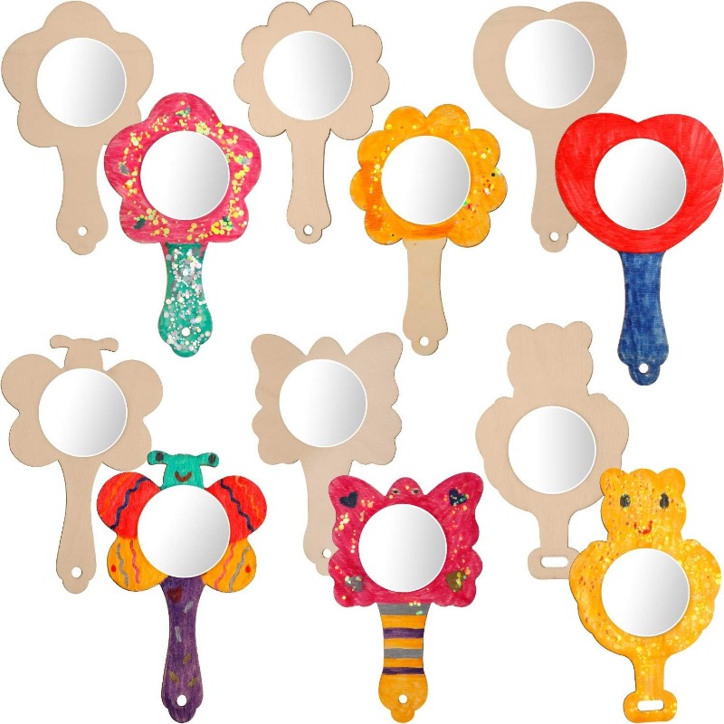 2 miroirs en bois DIY, mini-mi - Art Craft Mirror avis et prix